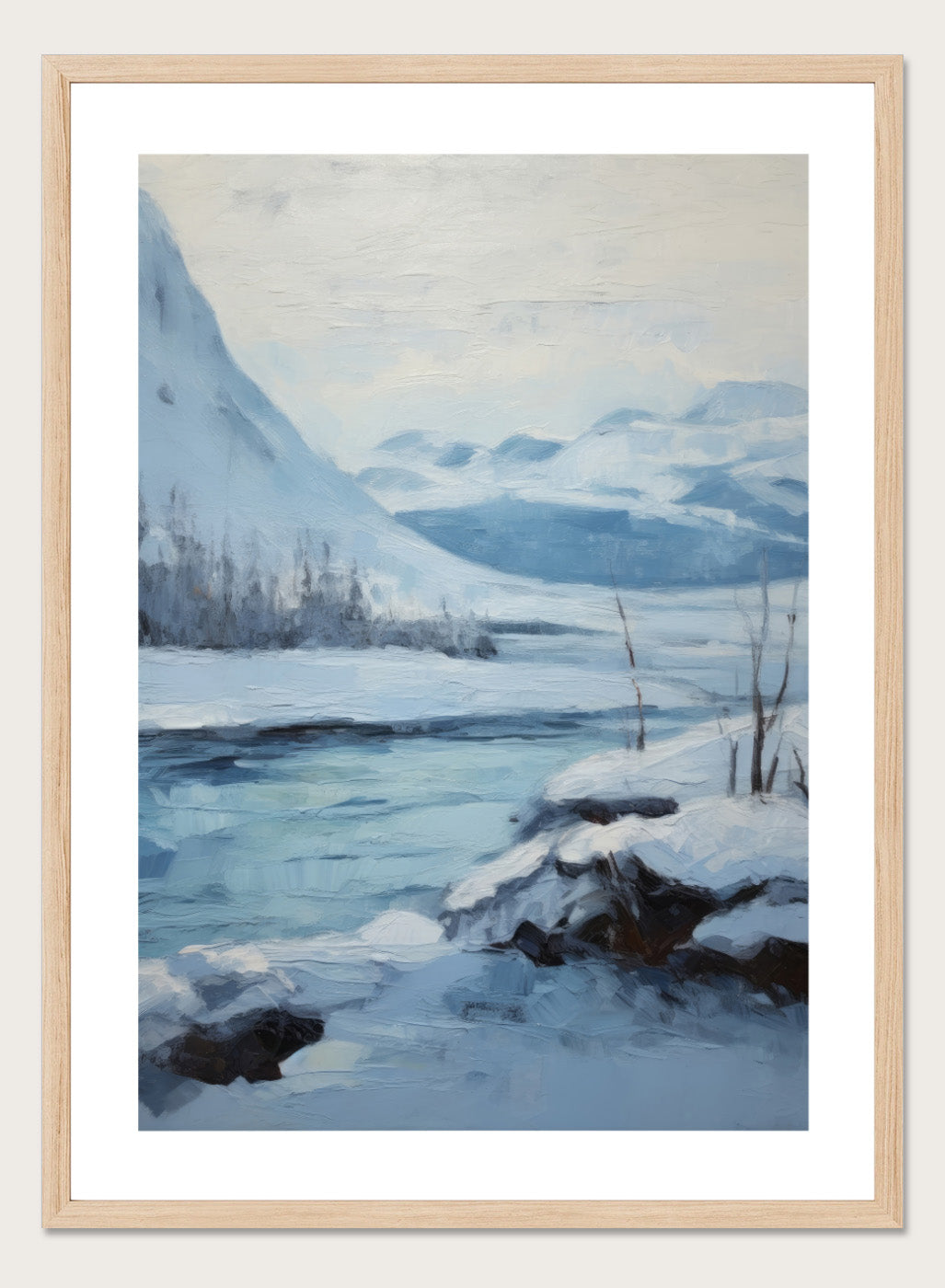 "Winter Landscape" Art Print