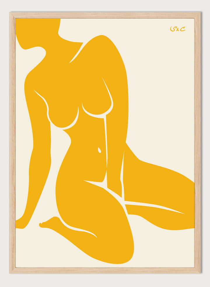 Abstract Figure Art Print #WP10