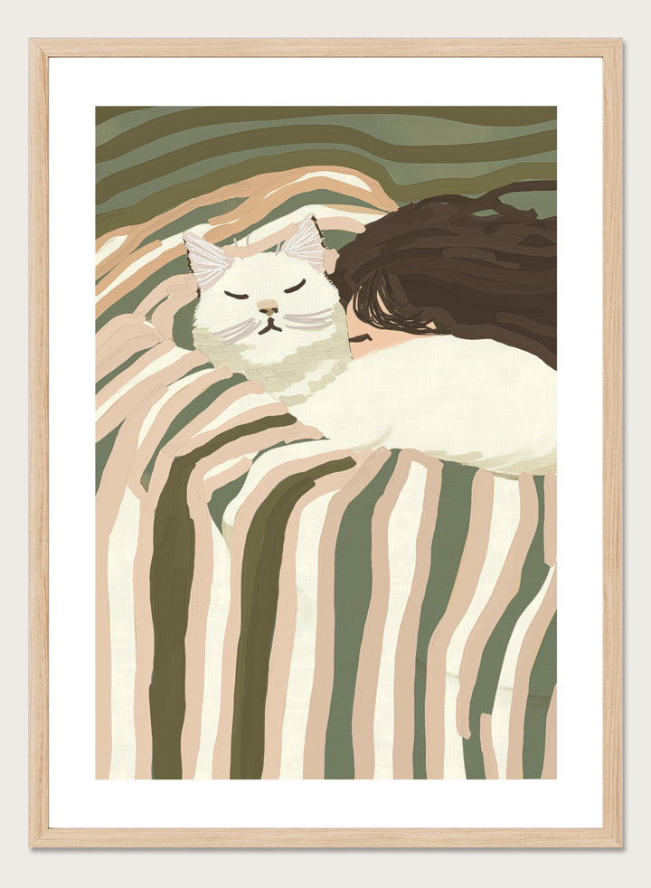 'Afternoon Nap' Aesthetic Art Print