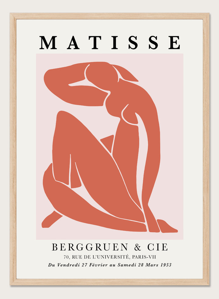 Blue Nudes in Red by Henri Matisse Print