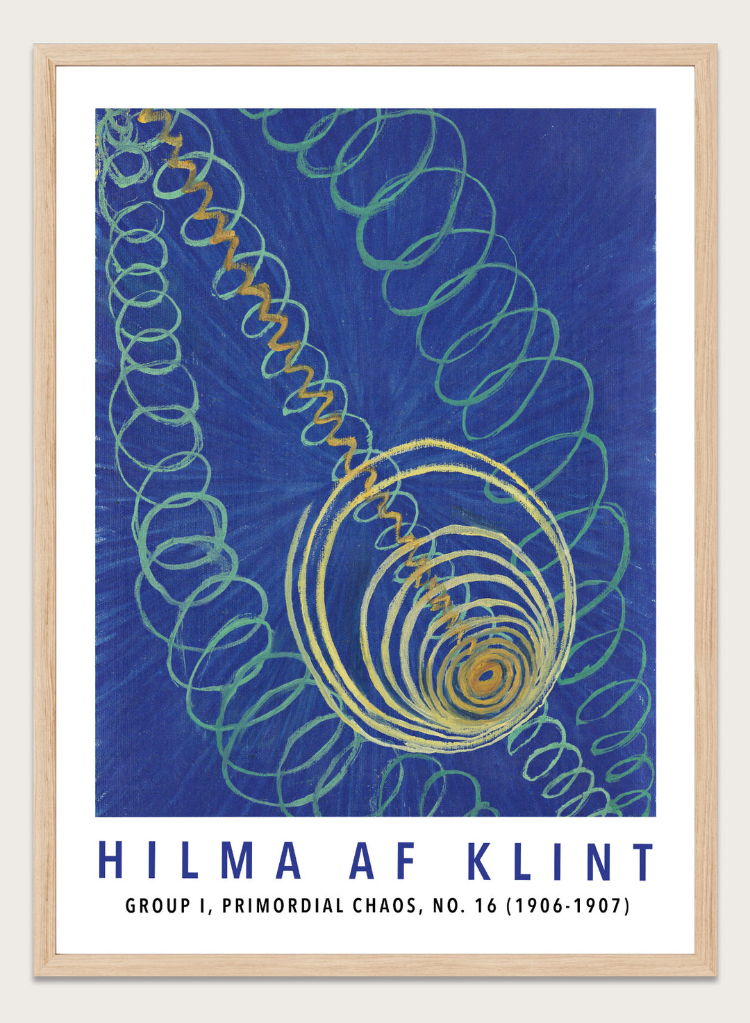 Hilma af Klint Group I, Primordial Chaos, No. 16 Art Print