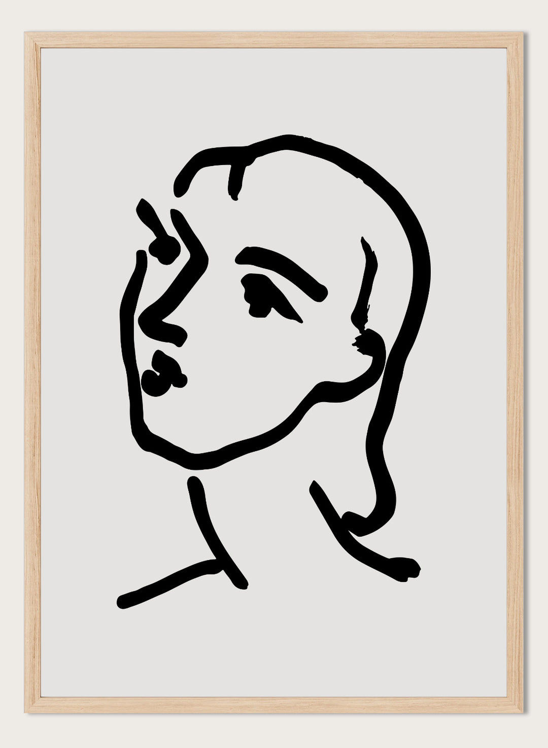 Sketch of Woman by Henri Matisse Print