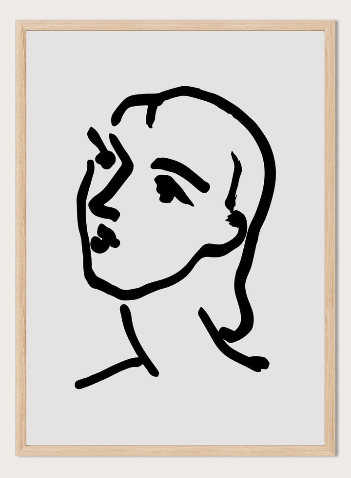 Sketch of Woman by Henri Matisse Print