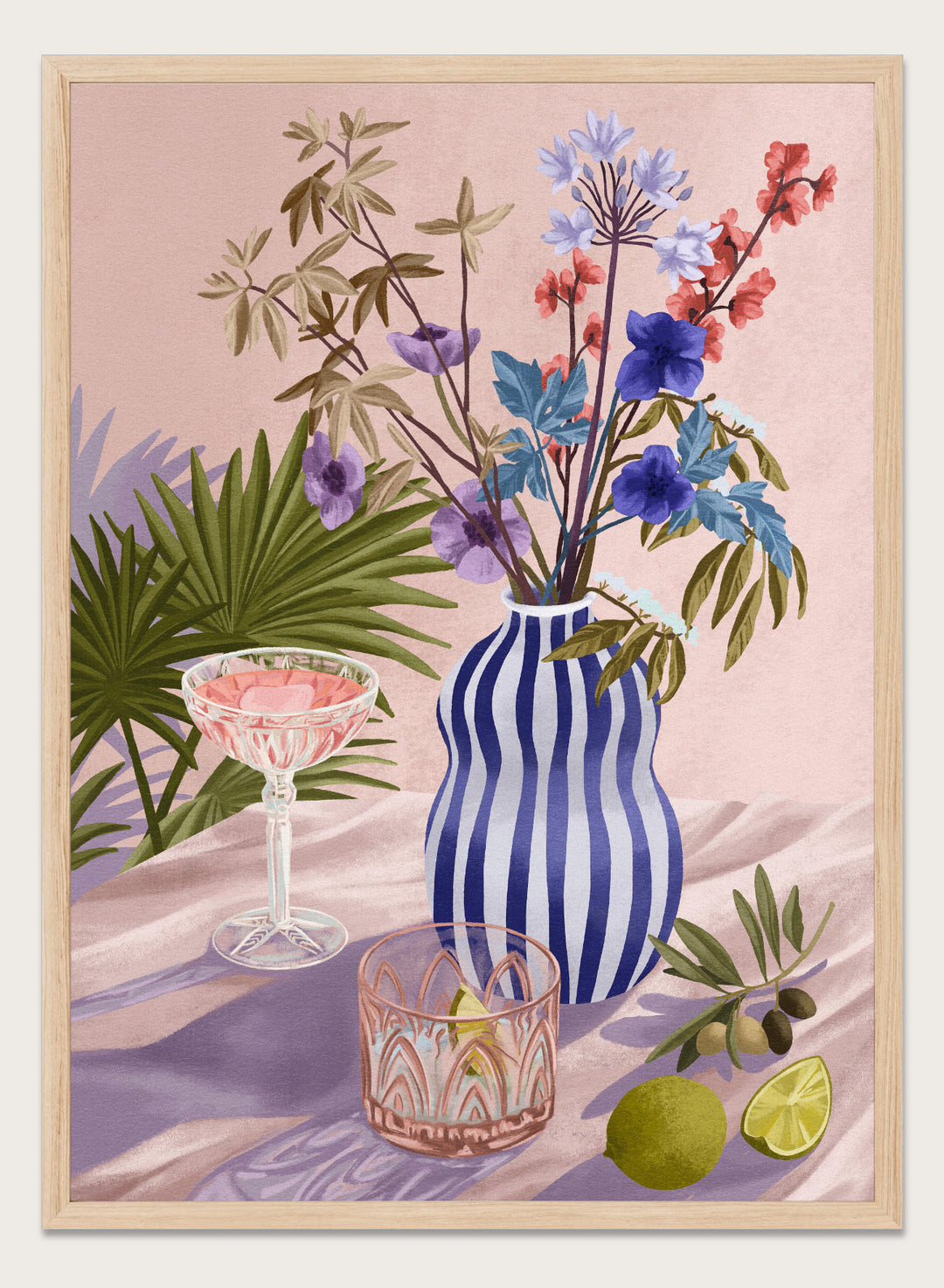 Goed Blauw - Lilac Summer Art Print