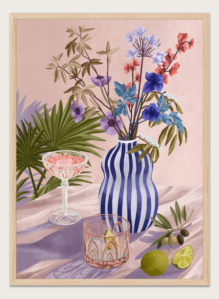 Goed Blauw - Lilac Summer Art Print