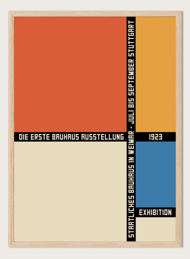 Bauhaus Geometric Color Block Art Print