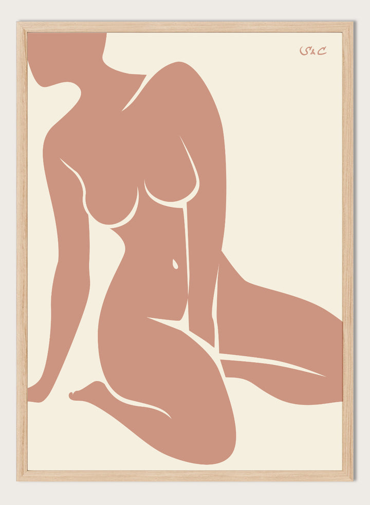 Abstract Figure Art Print #WP10