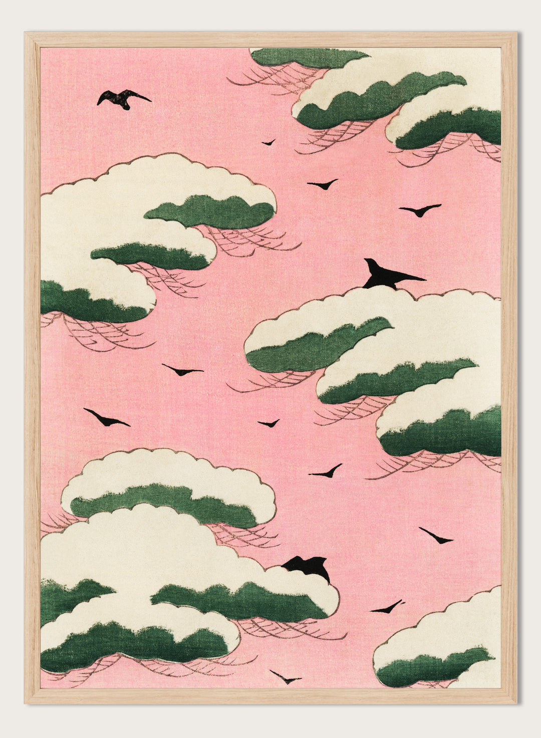 Watanabe Seitei Pink Sky Art Print