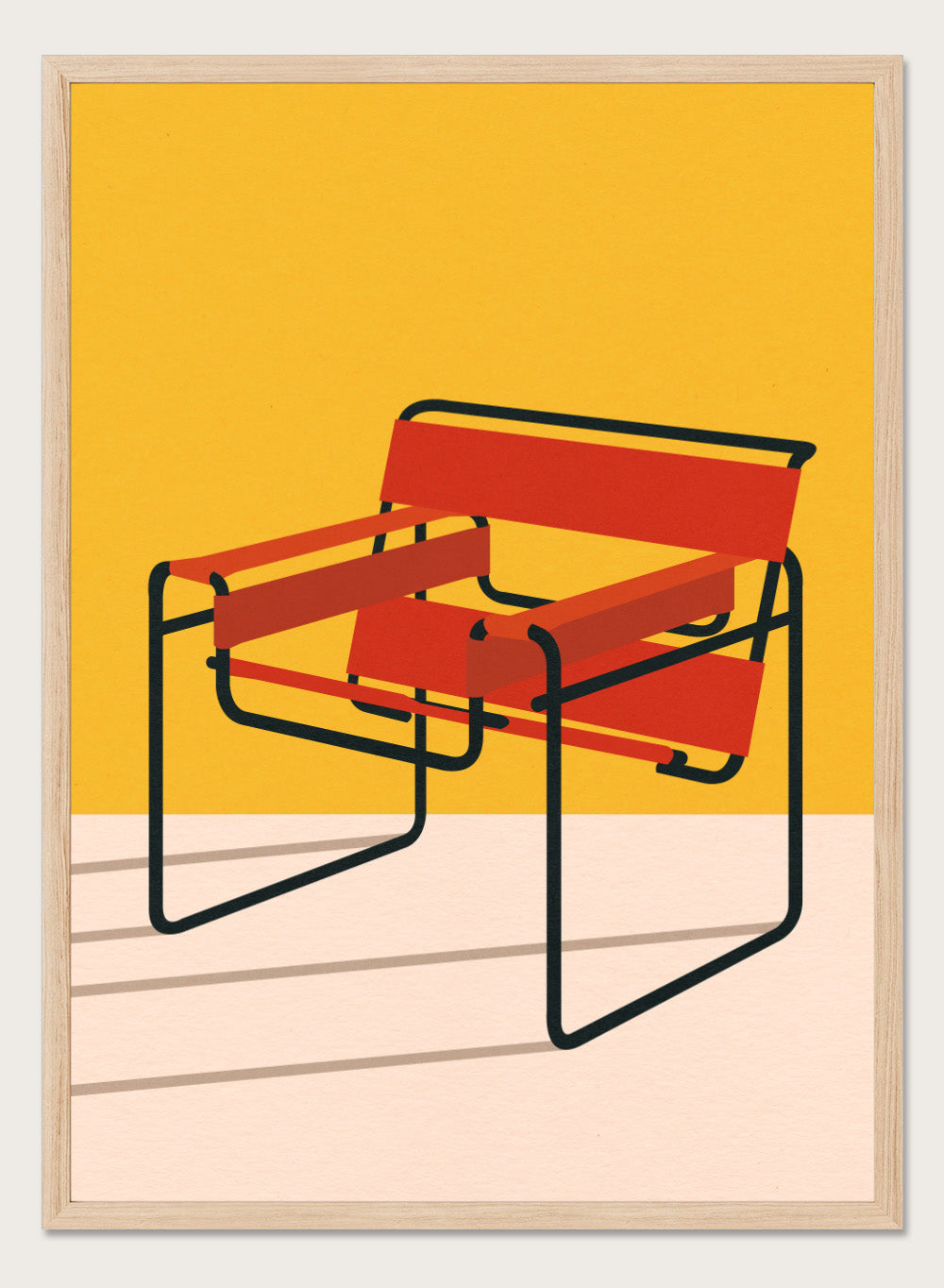 Rosi Feist - Wassily Chair Marcel Breuer Art Print