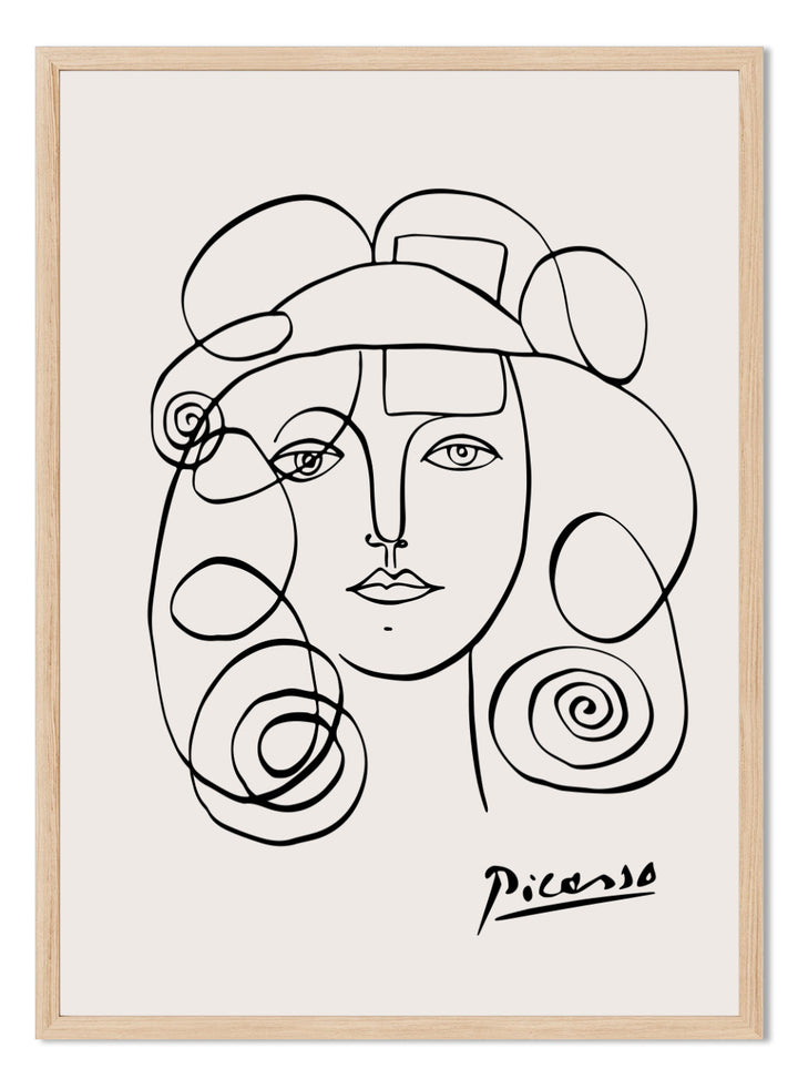 Portrait of Francoise Gilot by Pablo Picasso Print