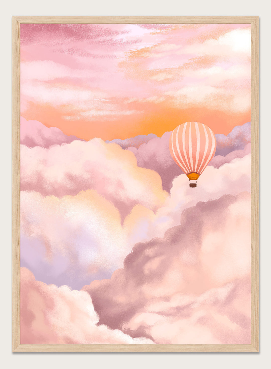 Goed Blauw - In the Clouds Art Print