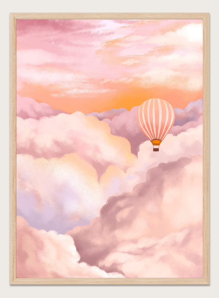 Goed Blauw - In the Clouds Art Print