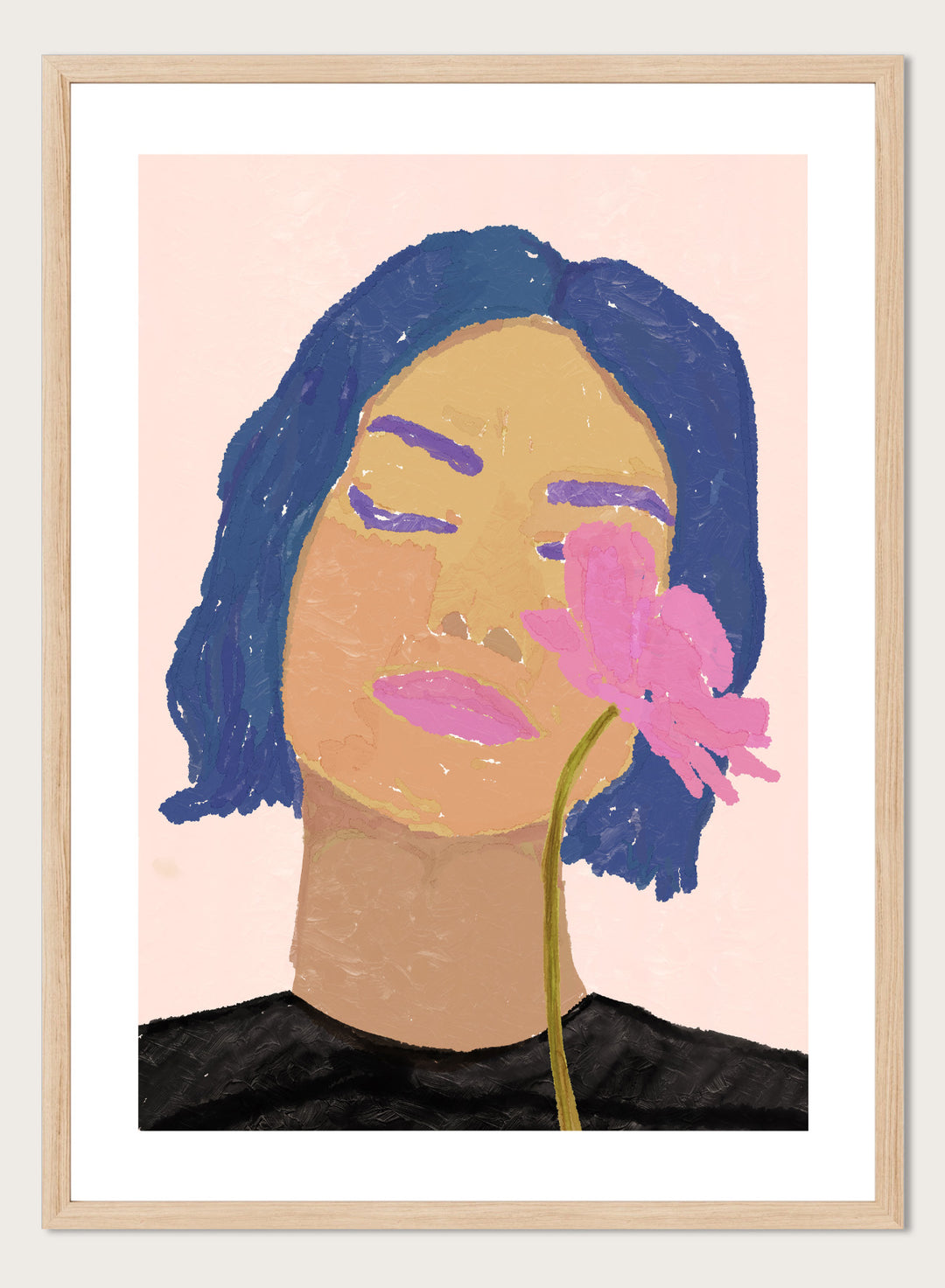'Lost in Thought' Aesthetic Art Print