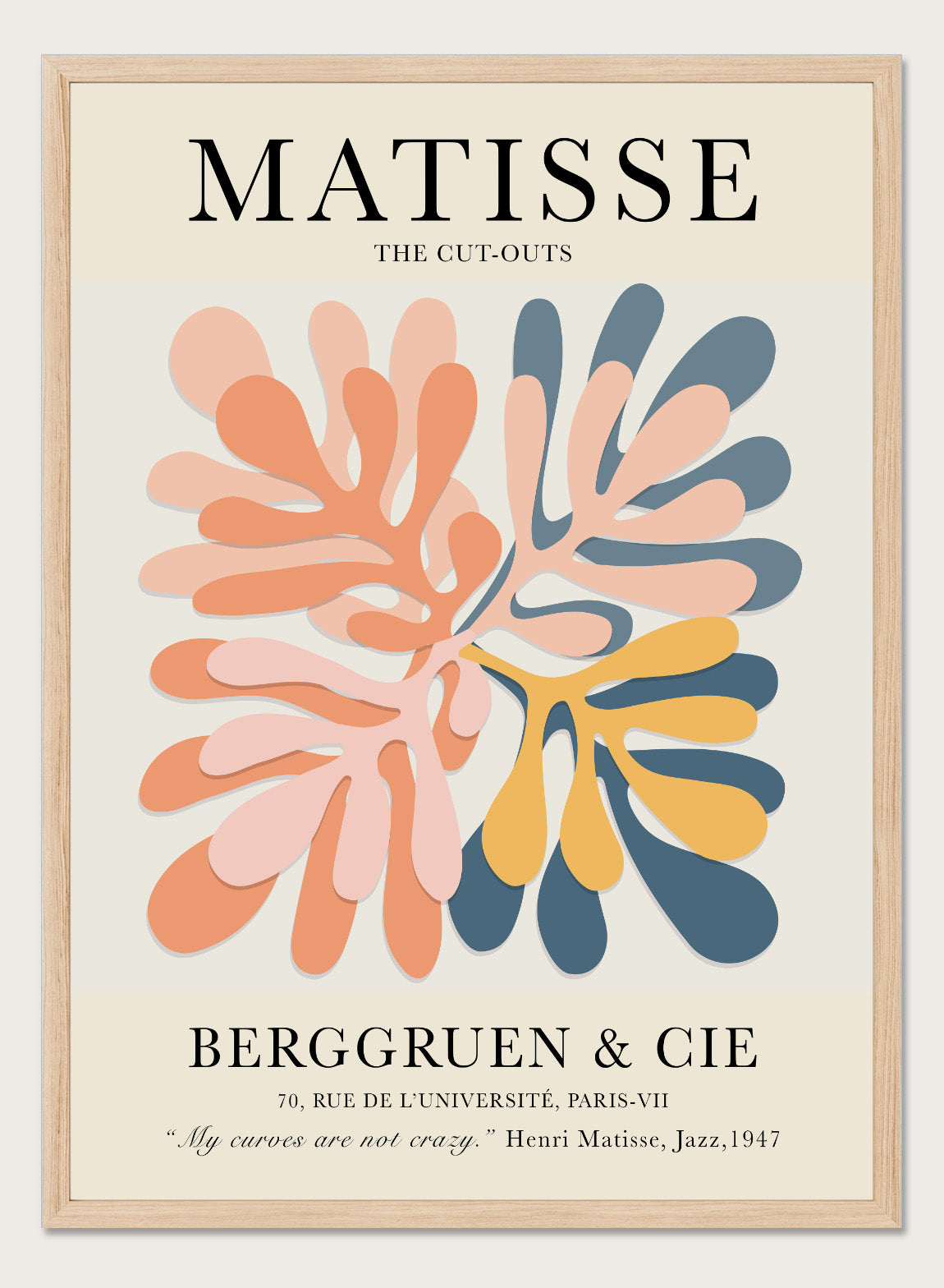 Henri Matisse The Cut-Outs Wall Art Print | Vintage Exhibition