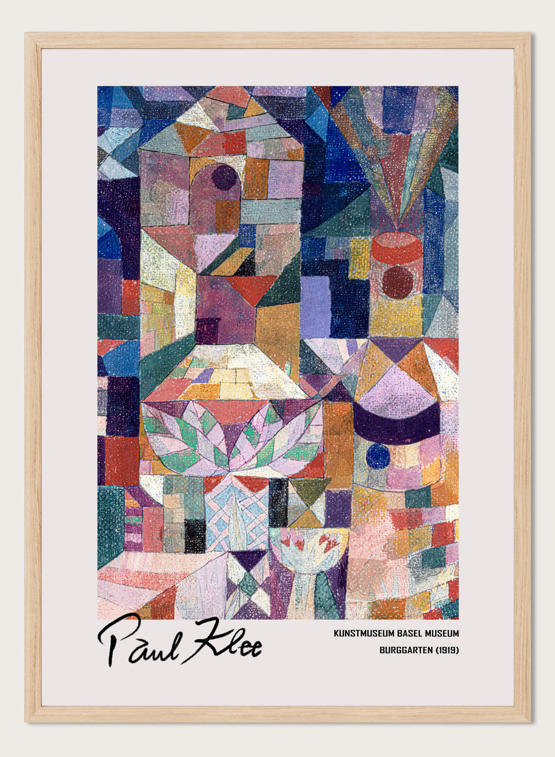 Paul Klee Burggarten 1919 Art Print