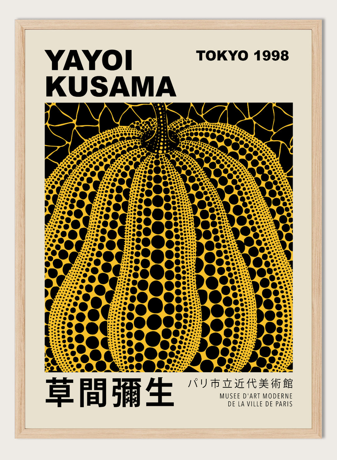 Pumpkin Forever Inspired by Yayoi Kusama Art Print