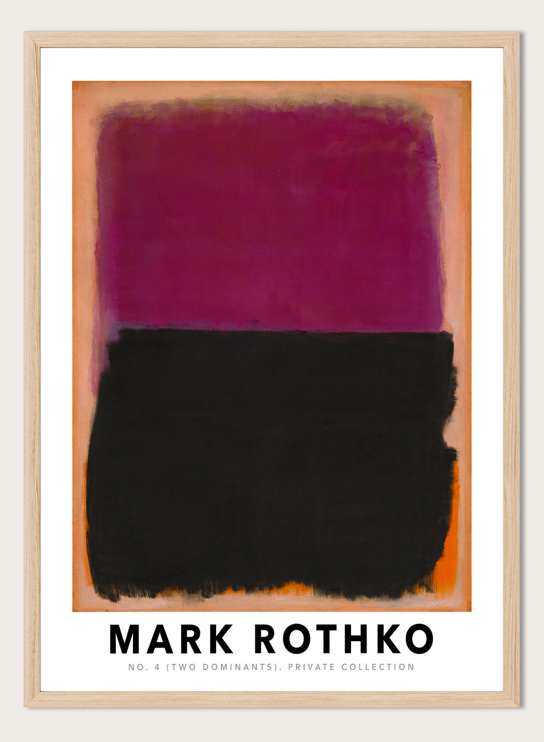 Mark Rothko No. 4 (Two Dominants) Art Print
