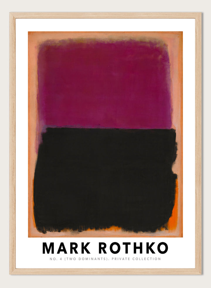 Mark Rothko No. 4 (Two Dominants) Art Print