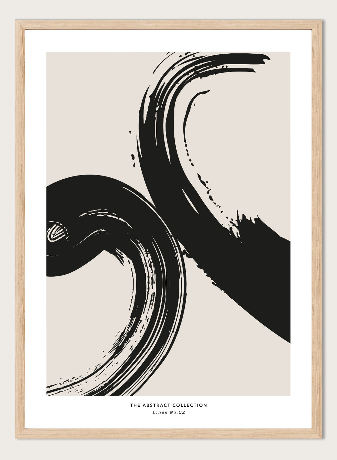 Minimalist Paint Brush Strokes Art Print AB06