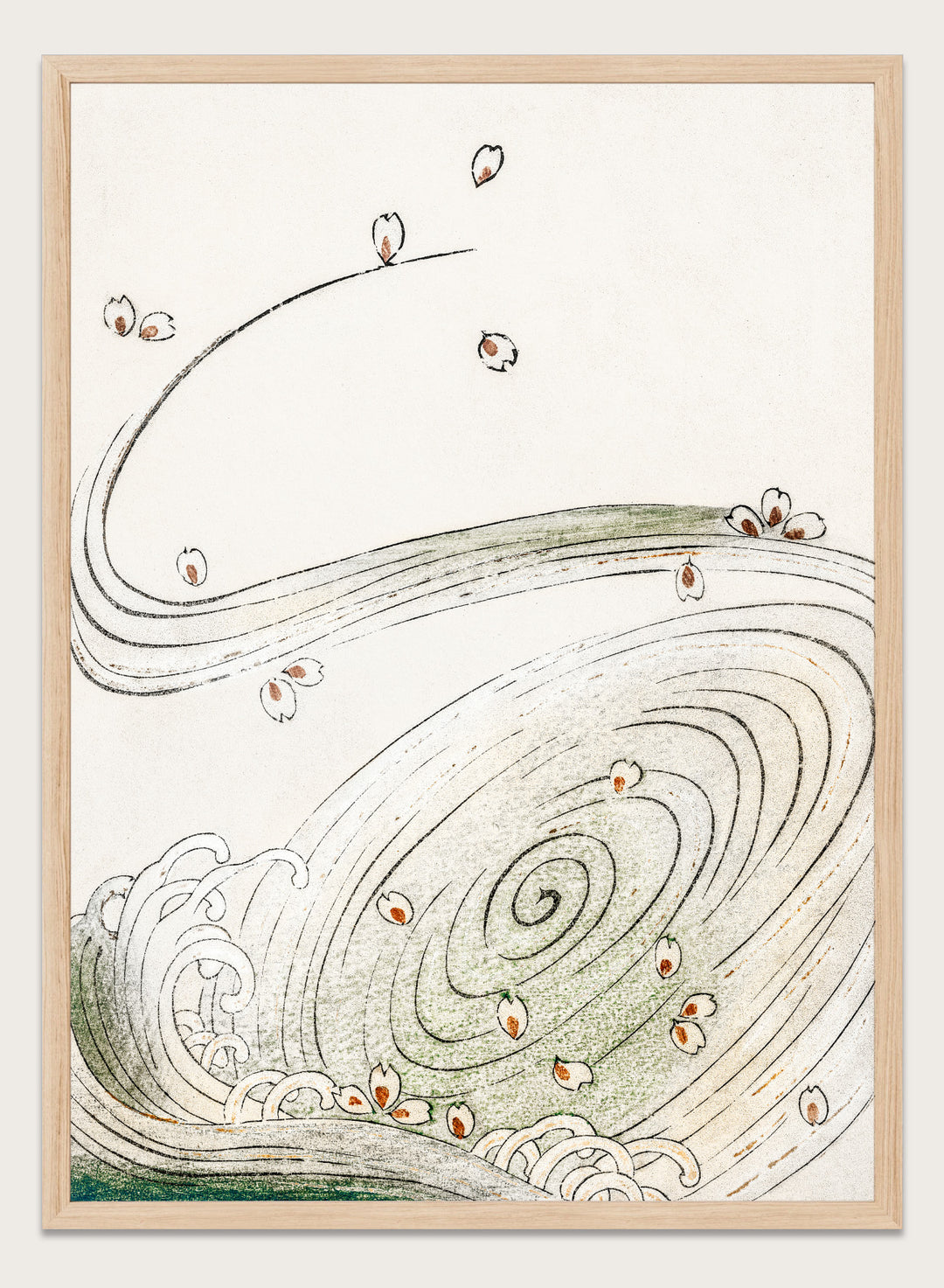 Watanabe Seitei Wind and Flower Art Print