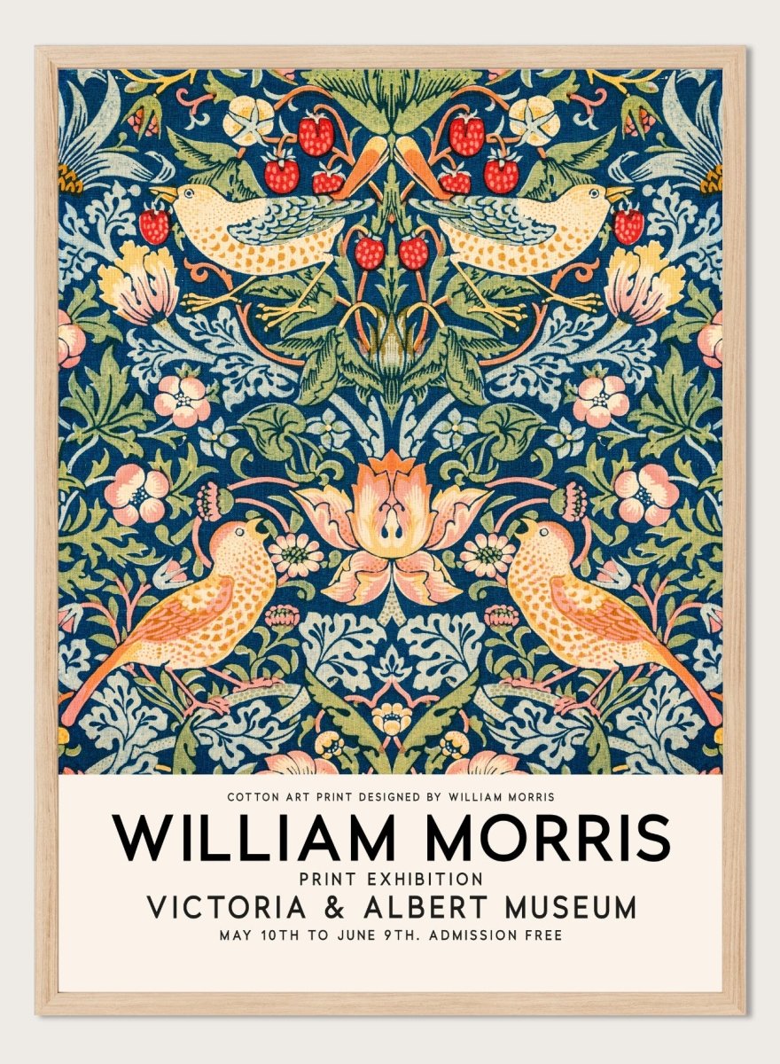 William Morris Strawberry Thief Vintage Art Print Art Museum