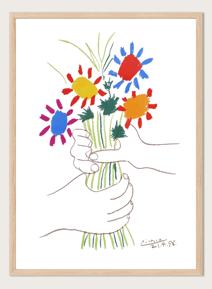 Pablo Picasso Bouquet of Peace Art Print