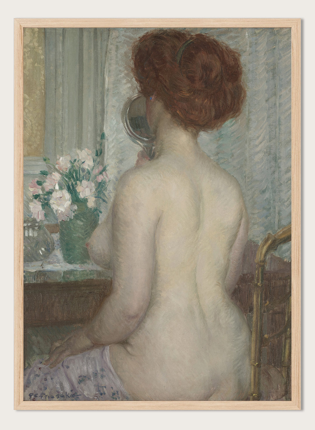 “Woman at a Dressing Table” Art Print