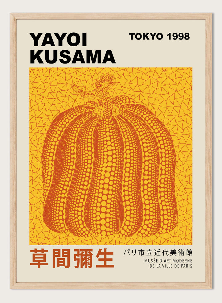 Pumpkin Forever Inspired by Yayoi Kusama Art Print