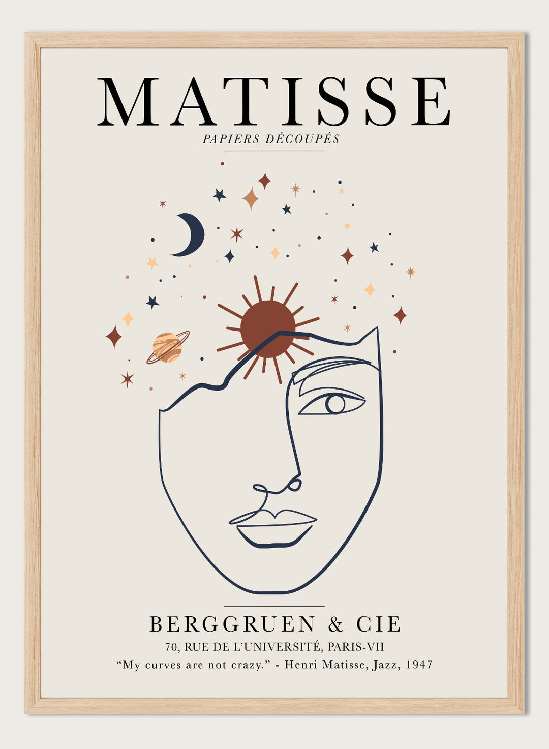 Sketch of Woman Matisse Print
