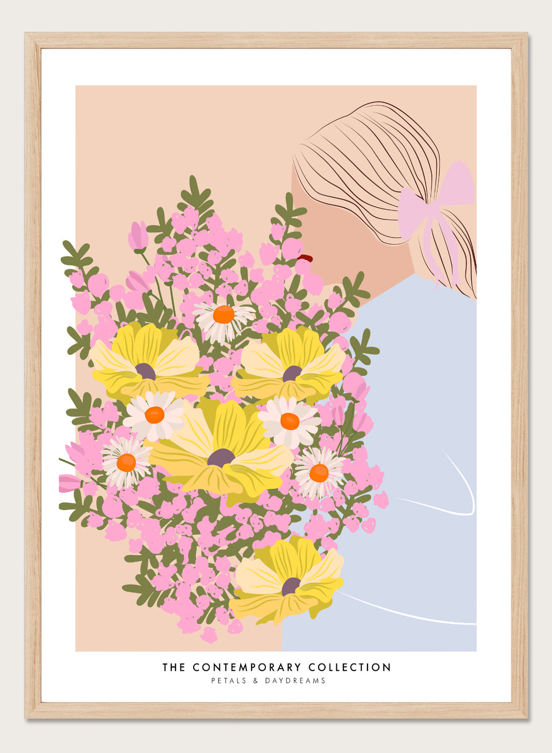 'Petals and Daydreams' Aesthetic Art Print