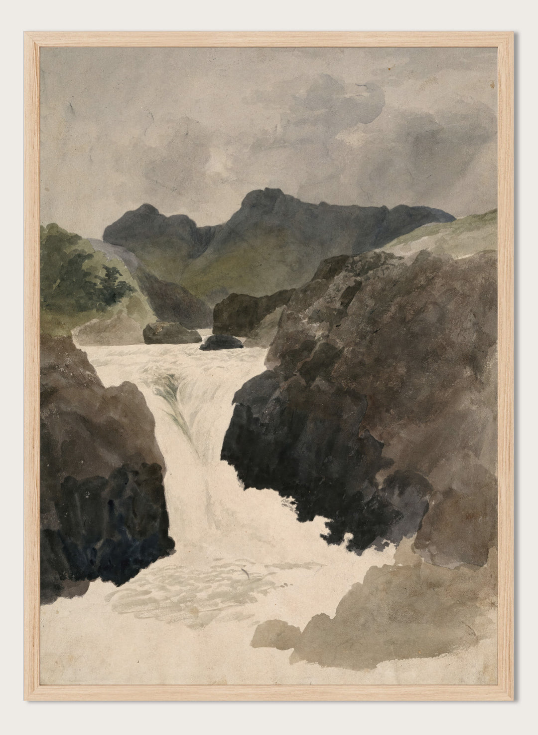 "Skelwith Force, Westmorland" Art Print