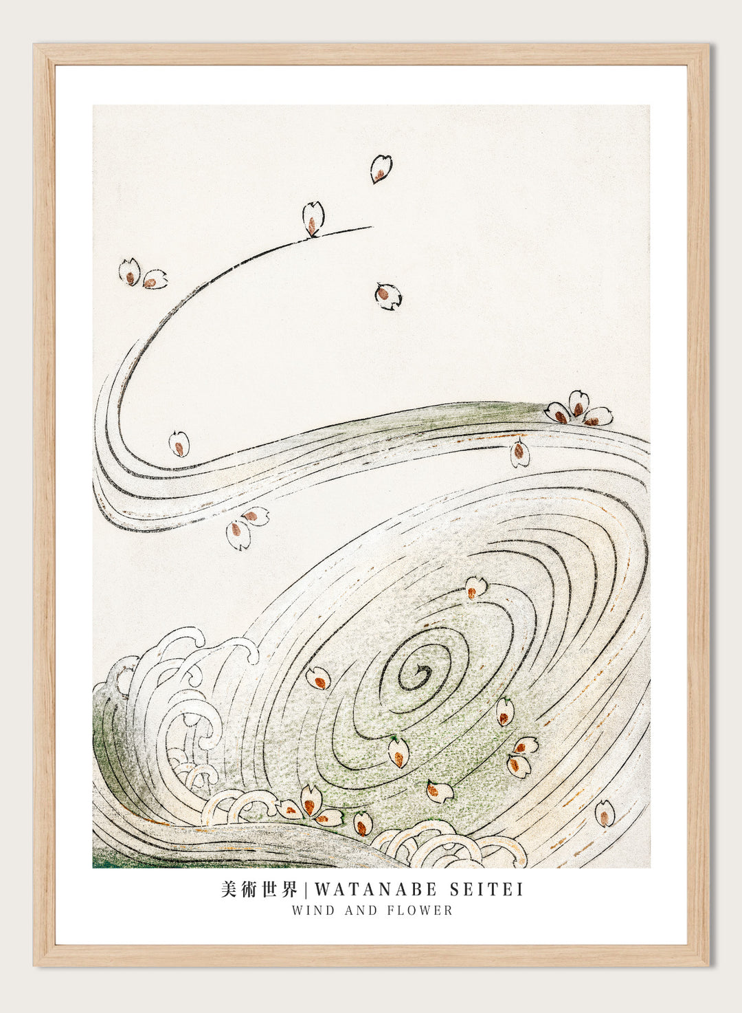 Watanabe Seitei Wind and Flower Art Print