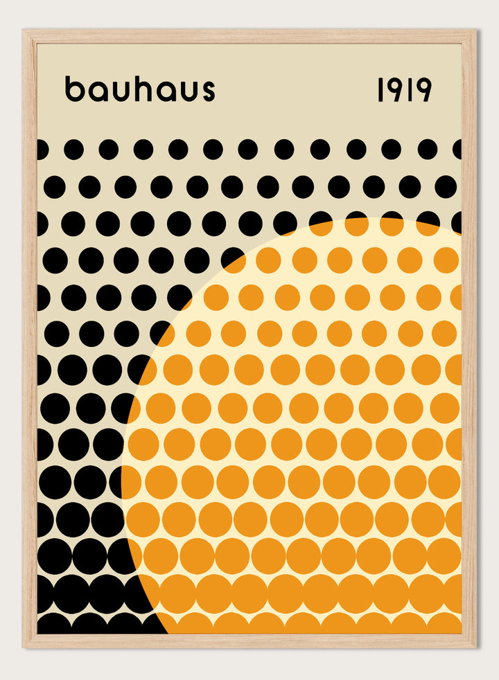 Bauhaus 1919 Geometric Circles Art Print | Bauhaus Ausstellung Weimar 1923
