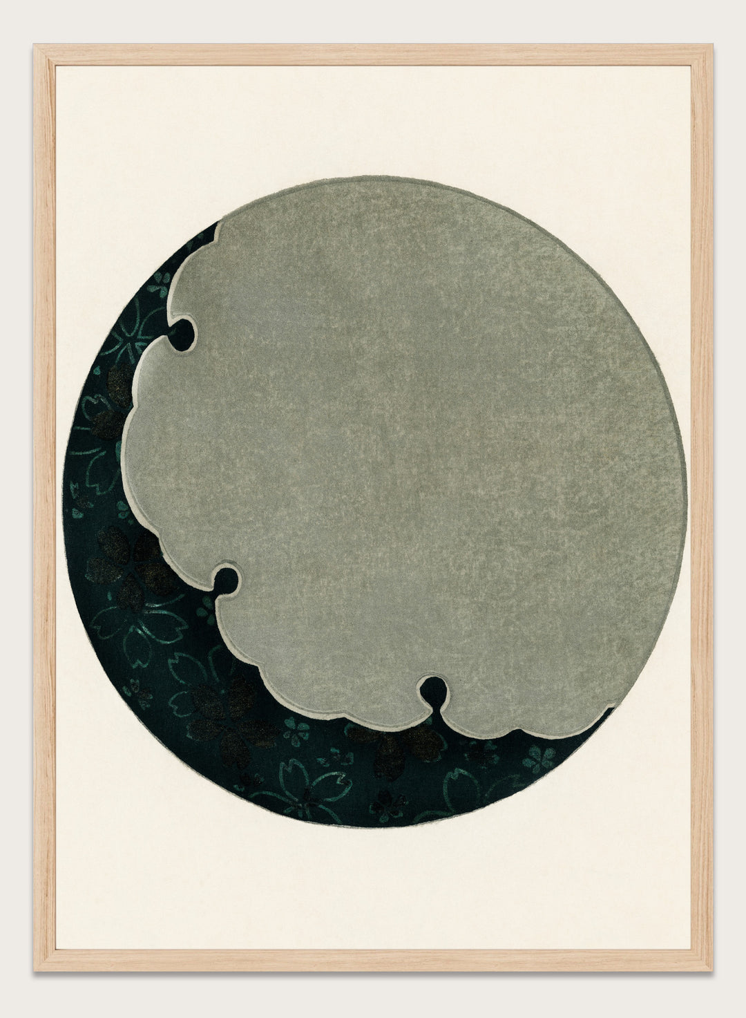 Watanabe Seitei Moon Illustration Art Print