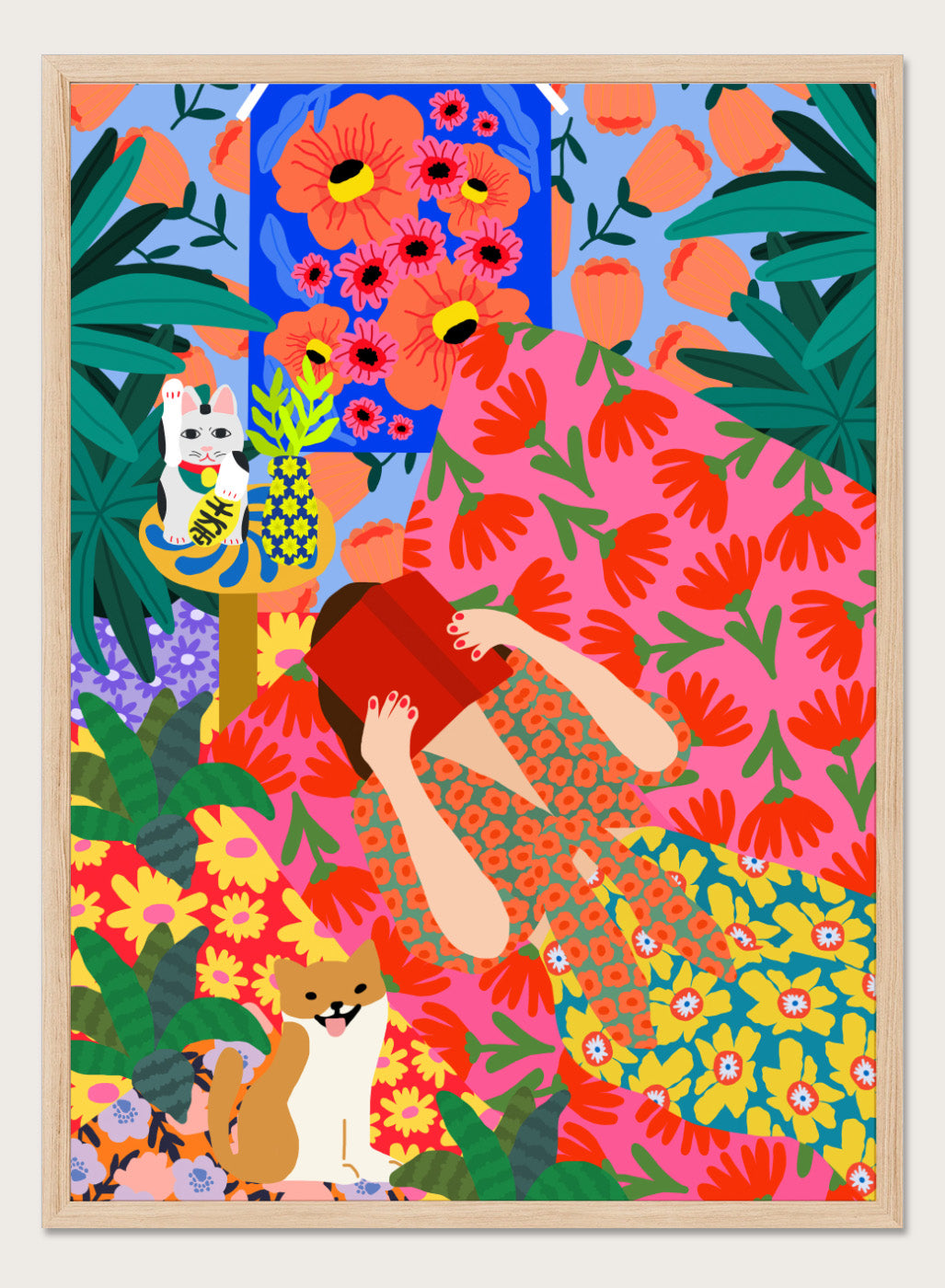 Rafaela Mascaro - Patterned Escape Art Print