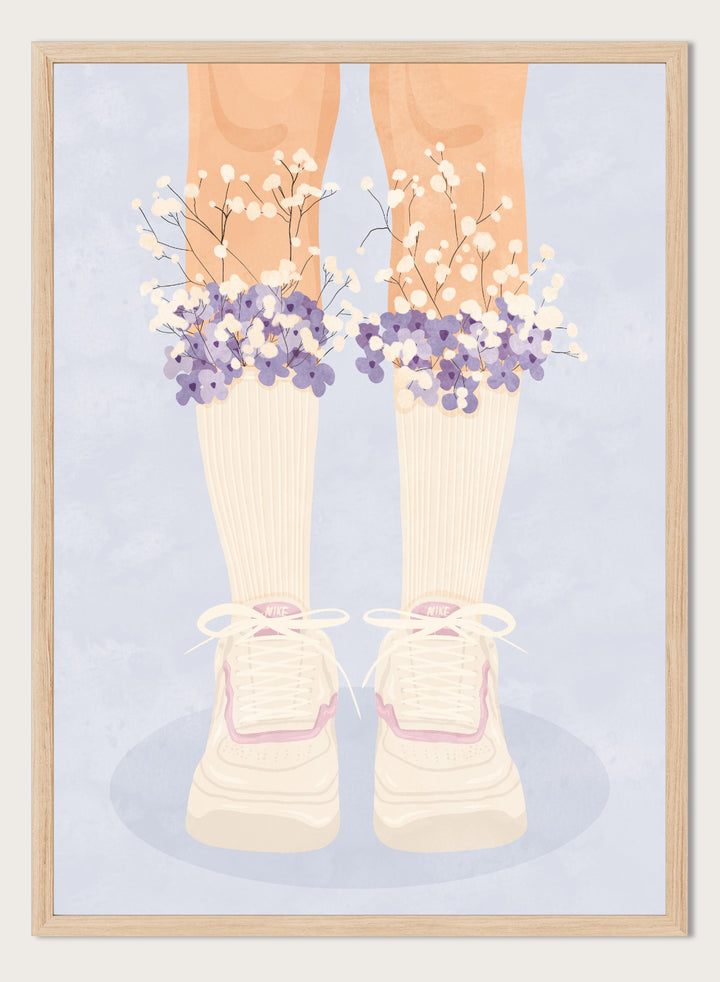 A stylized illustration of a person&