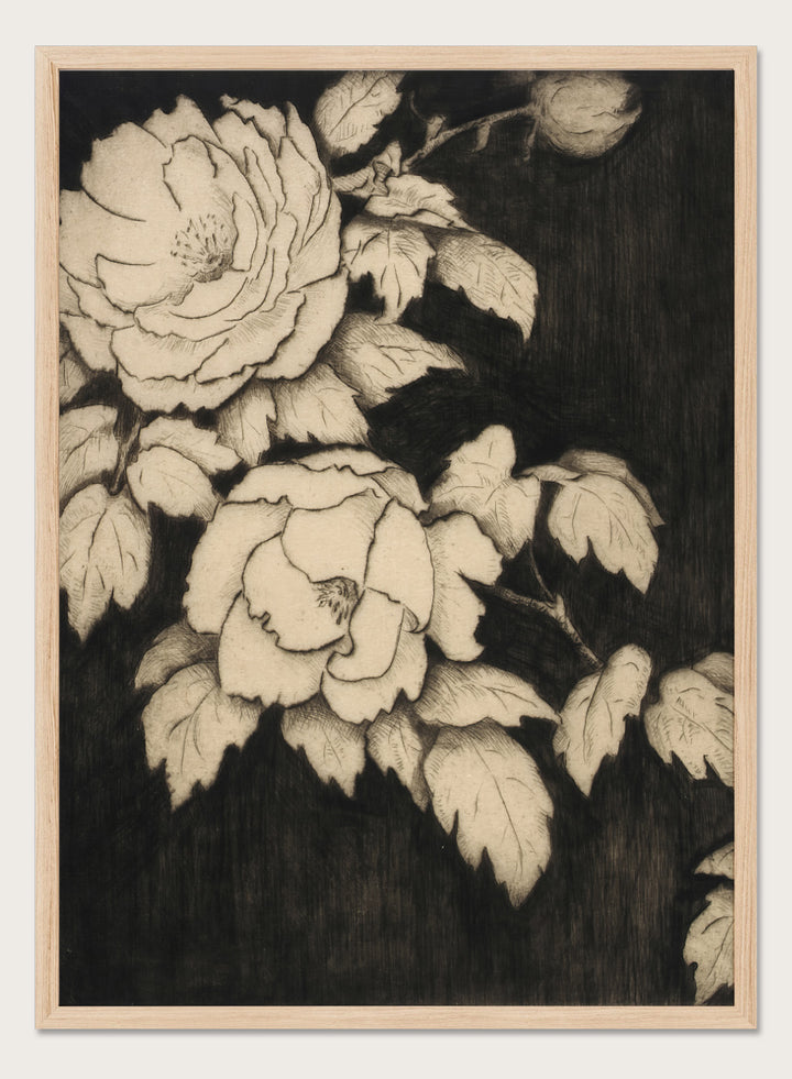 "Japanese Peonies" Art Print
