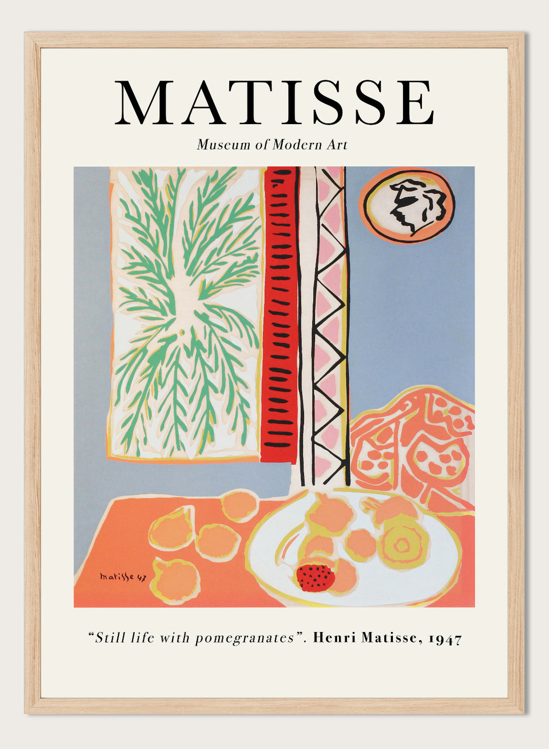 Henri Matisse - Still Life with Pomegranates Art Print