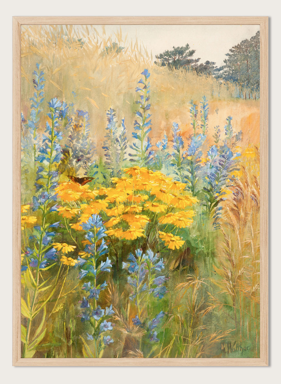 "Field Flowers" Art Print