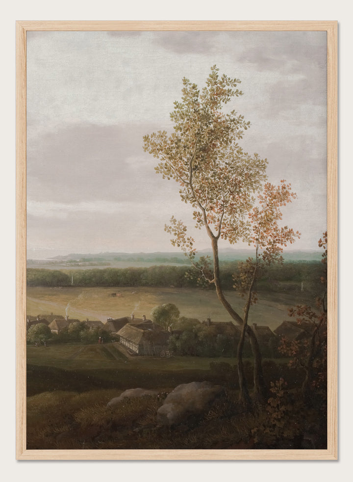 "View of the Country near Jægerspris" Art Print