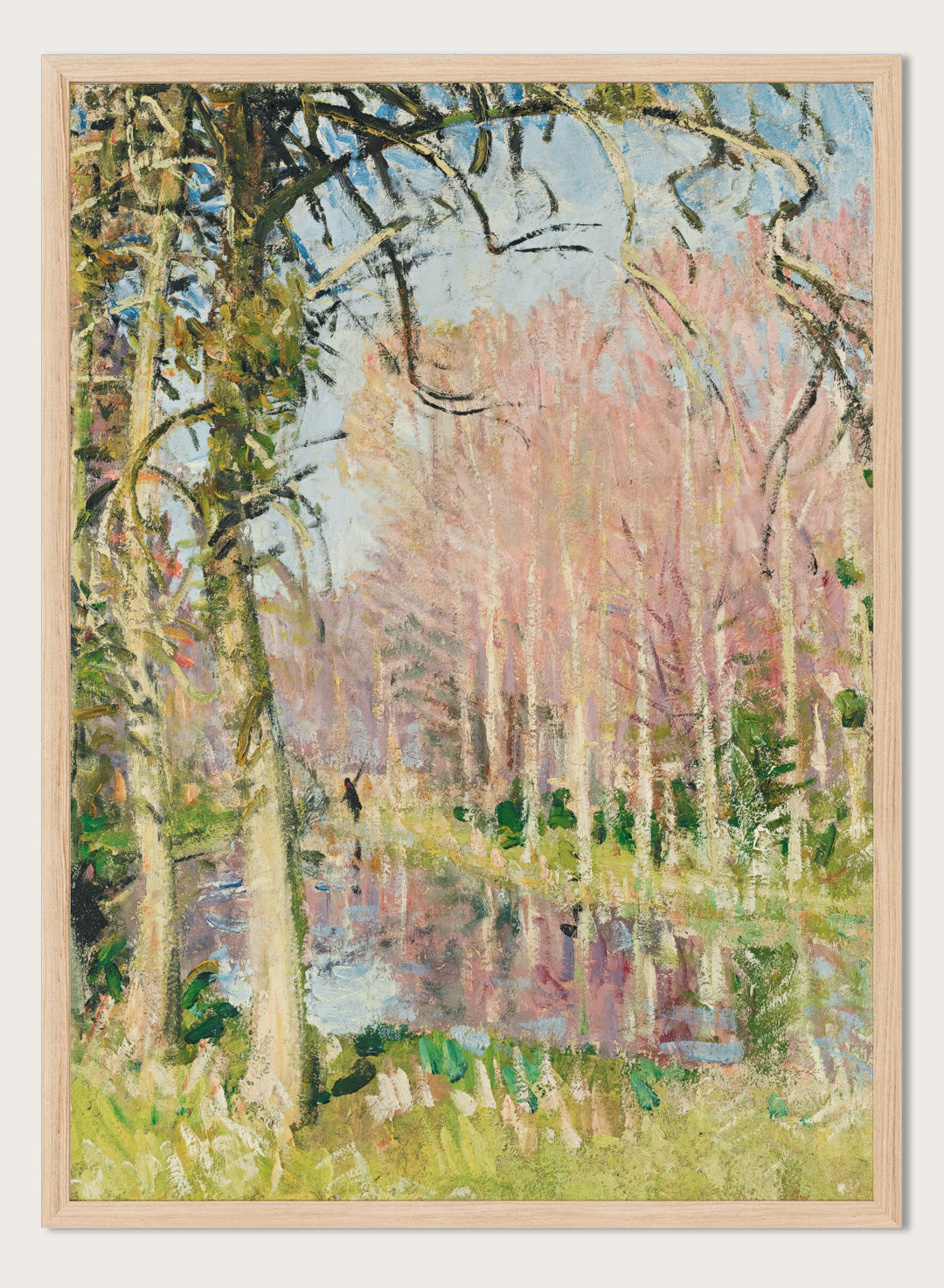 "Walk Along the Seine at Veneux-les-Sablons" Art Print