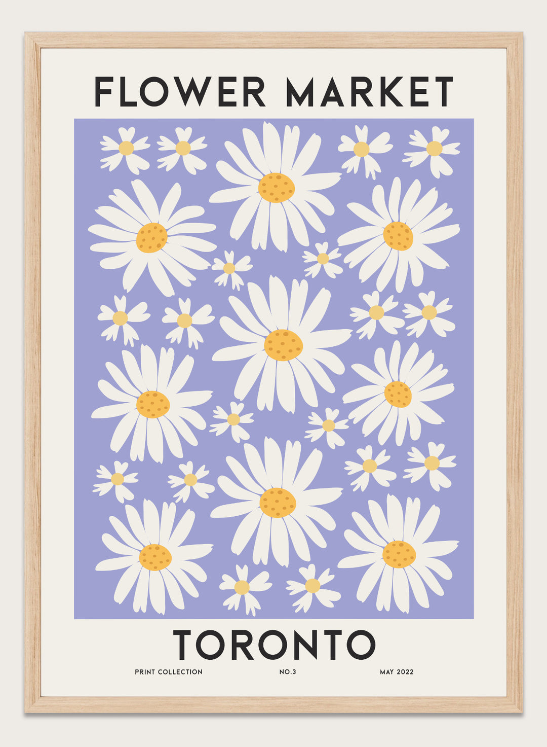 Flower Market Toronto Art Print