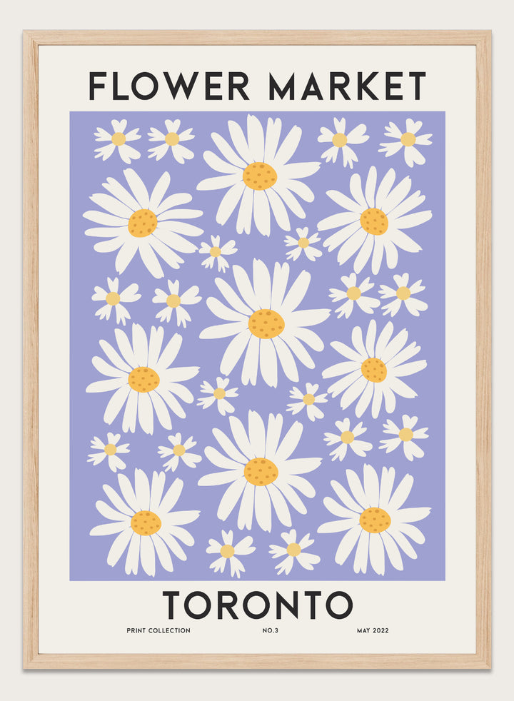 Flower Market Toronto Art Print