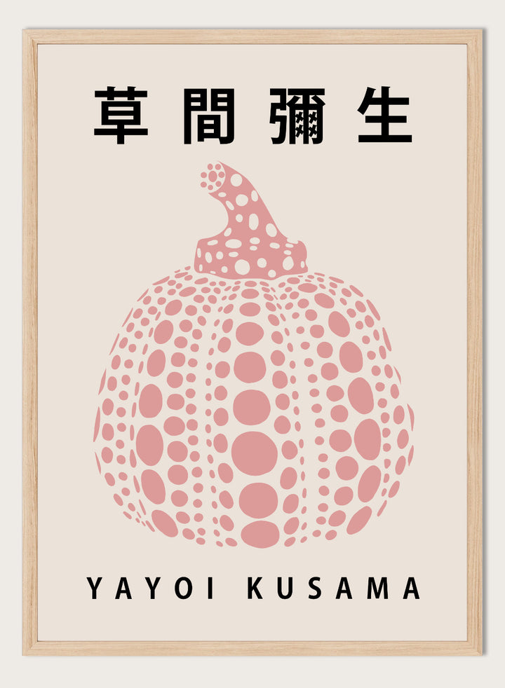 Pumpkin Forever Inspired by Yayoi Kusama Art Print