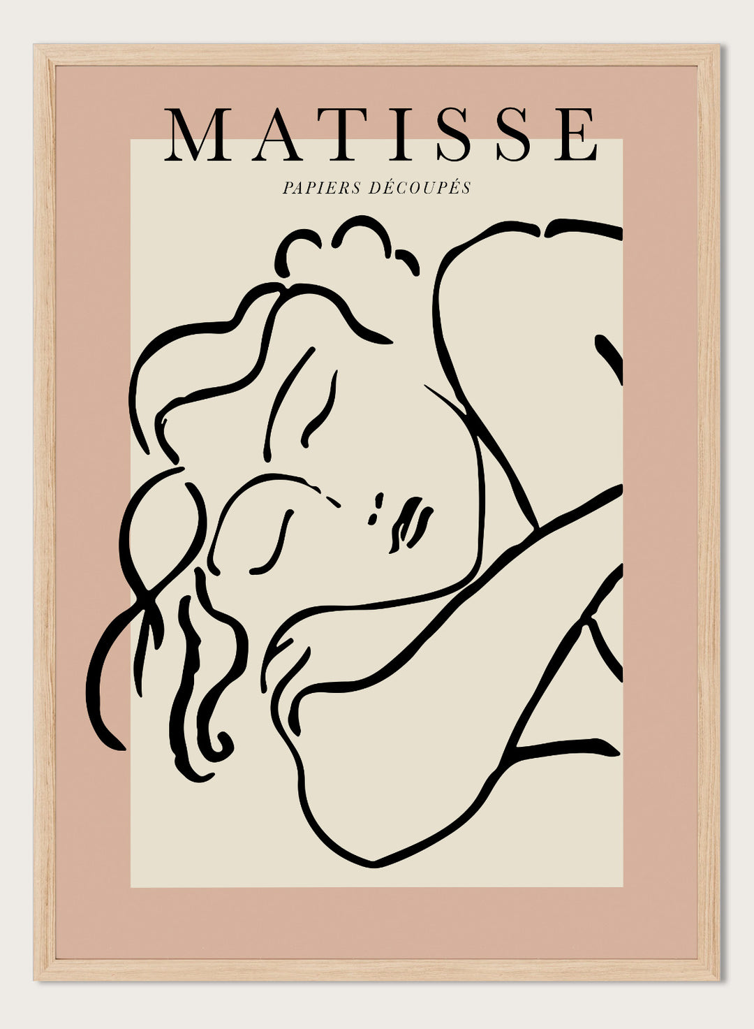 Sketch of Sleeping Woman by Henri Matisse