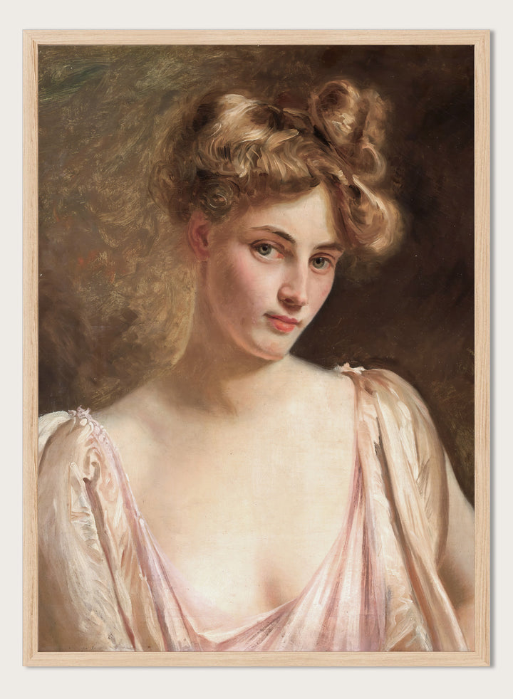"A Blonde Beauty" Art Print