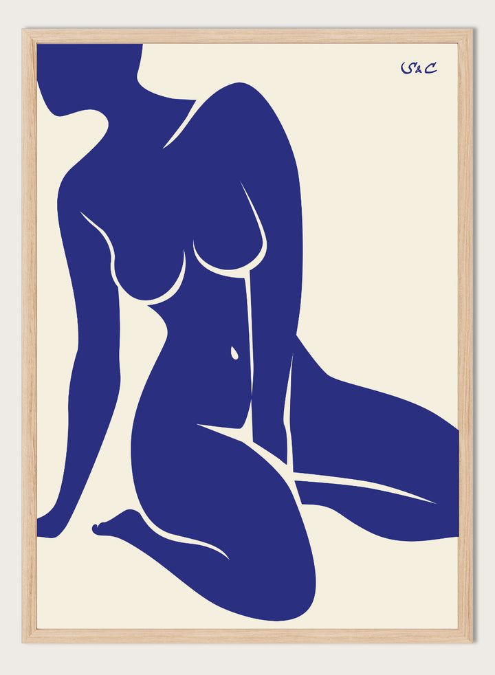 Abstract Figure Art Print #WP10