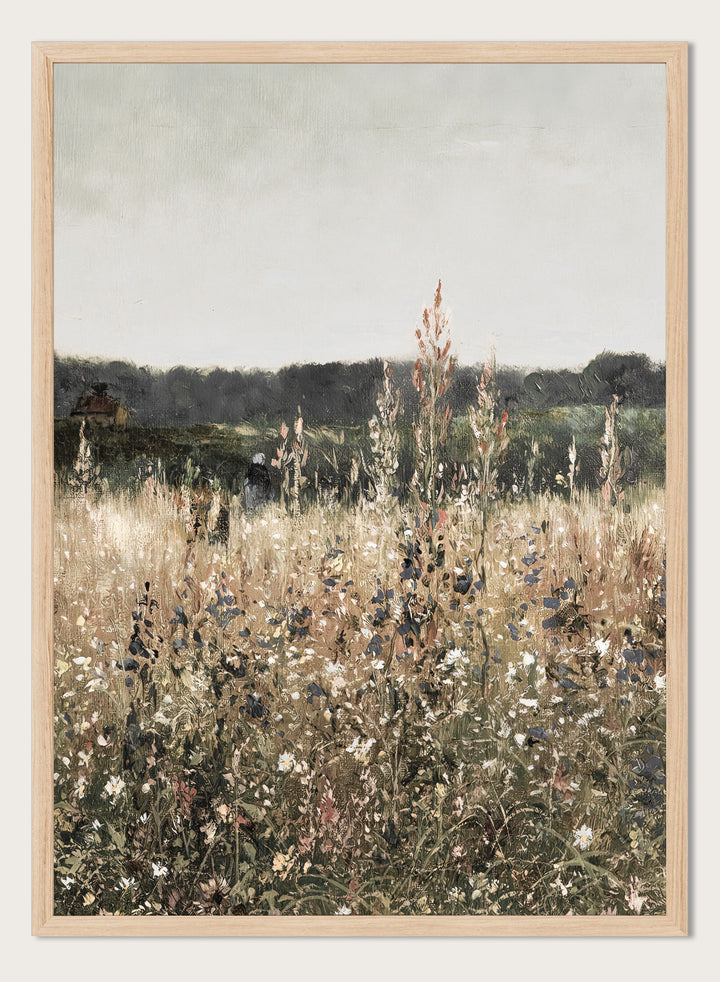 "Champ Fleuri" Art Print