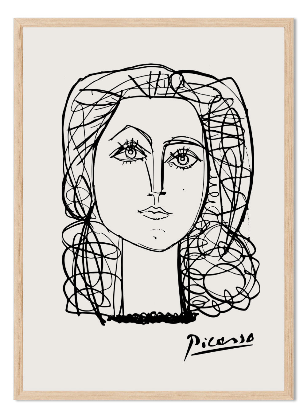 Portrait of Francoise Gilot by Pablo Picasso Print