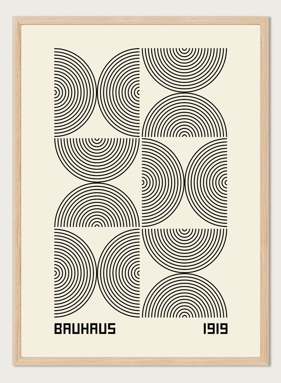 Bauhaus 1919 Geometric Lines Art Print BH64